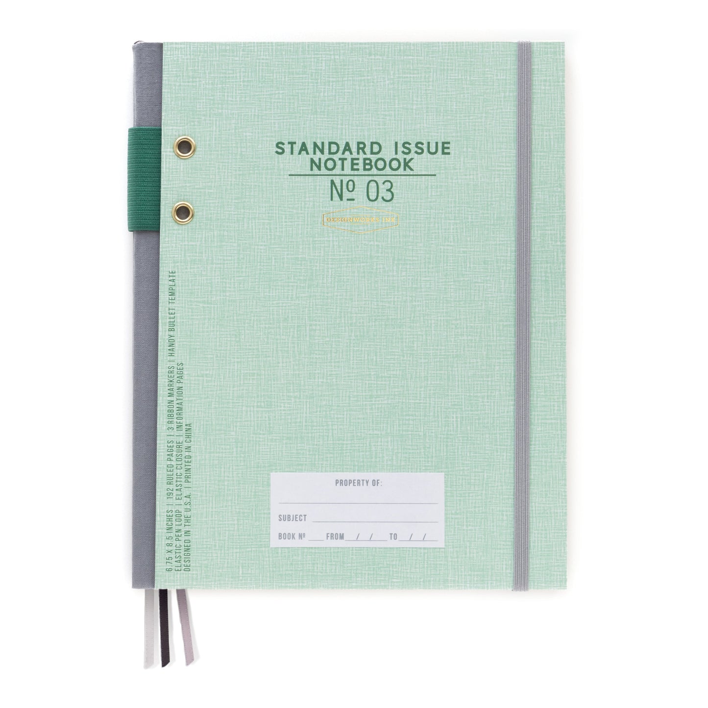Standard Issue Notebook - Green