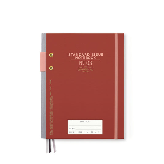 Standard Issue Planner Notebook - Rosewood & Blush