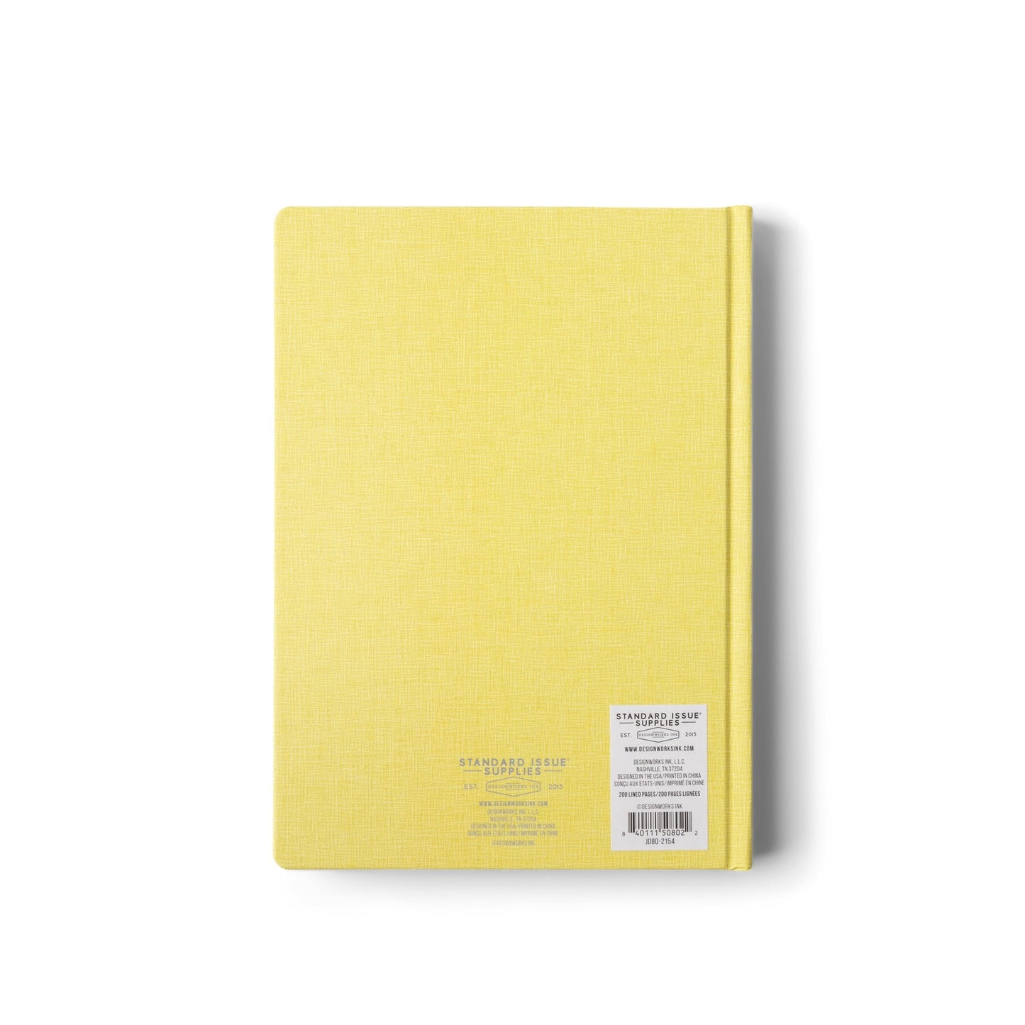Standard Issue No. 80 Large Notebook - Ochre