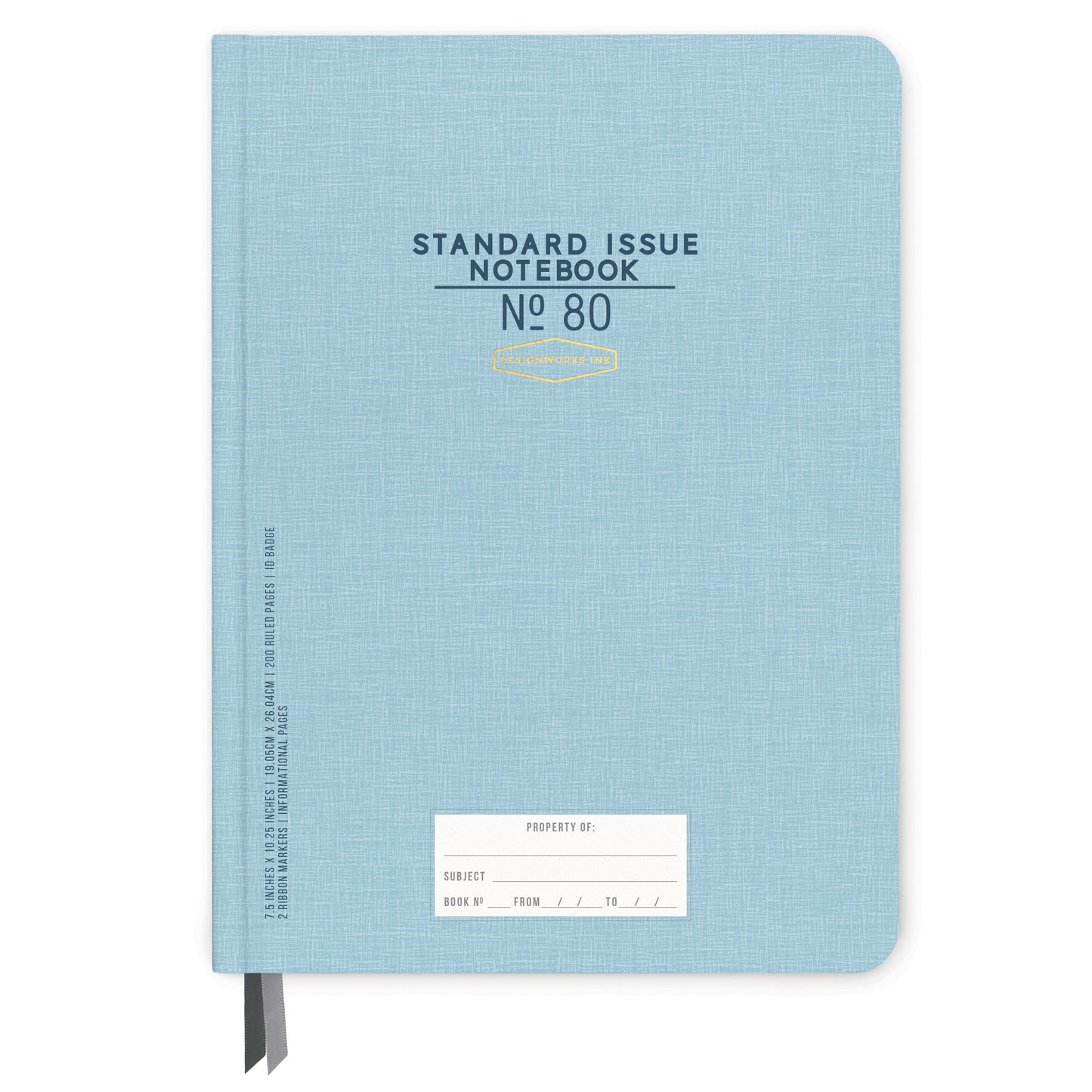 Standard Issue No. 80 Large Notebook - Blue