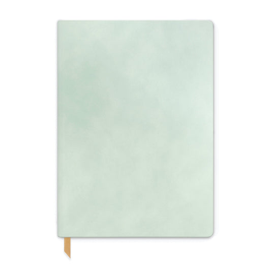 Vegan Suede Leather Journal - Mint