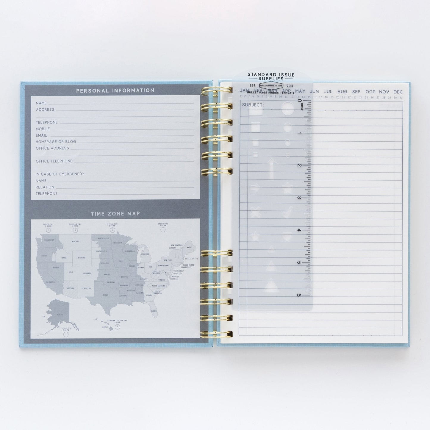 Standard Issue JS892 Notebook - Blue
