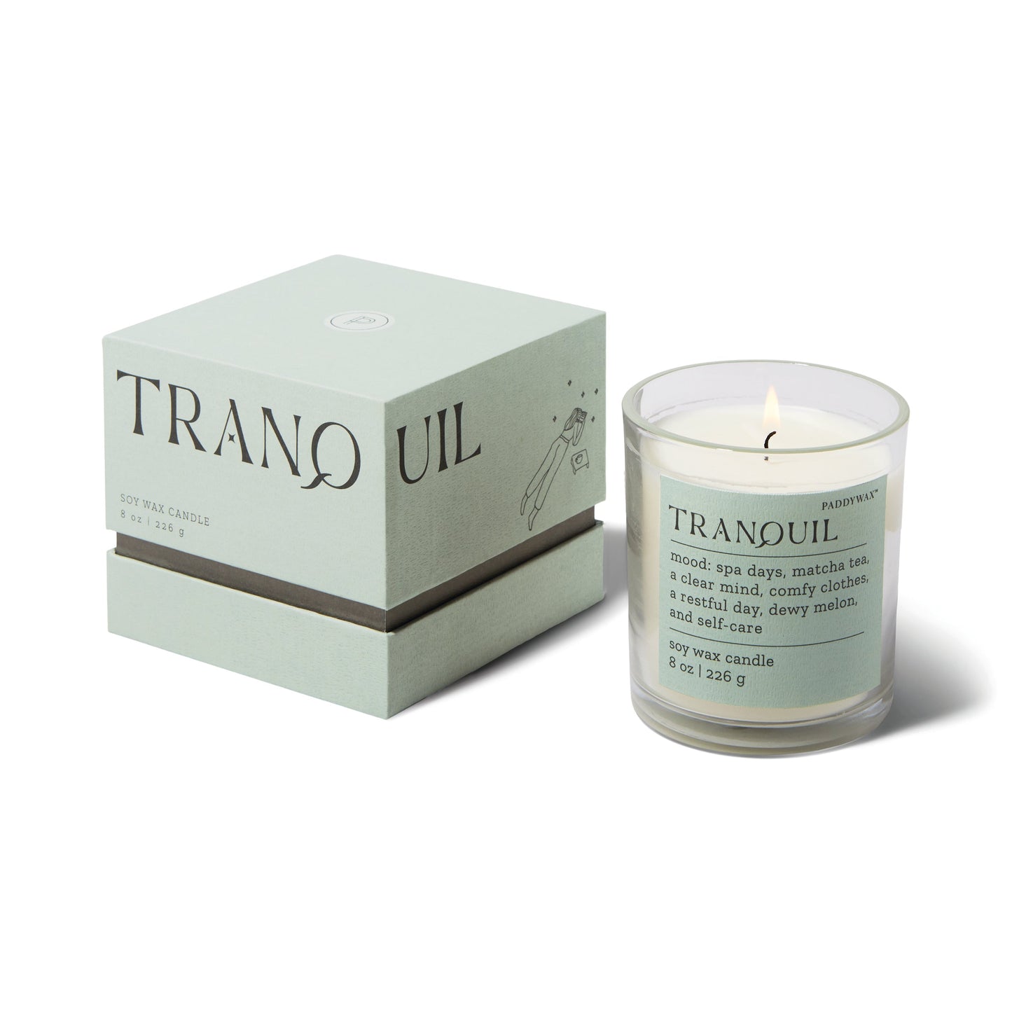 Mood Candle (226g) - Tranquil - Blue - Lush Palms