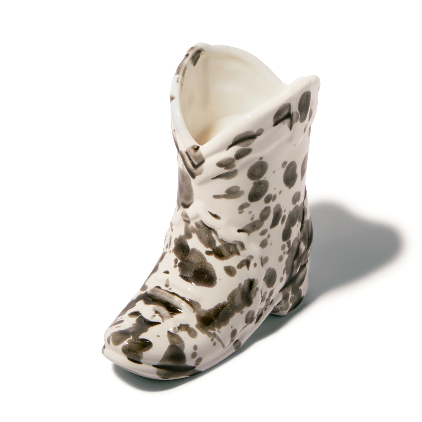 Nashville Ceramic Cowboy Boot Candle (170g) - Palo Santo Suede