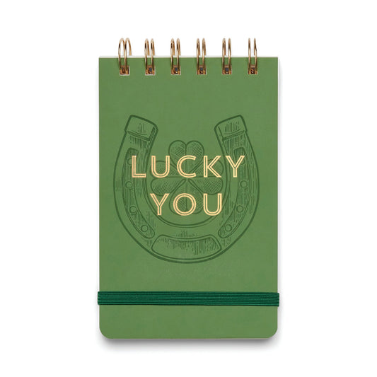 Vintage Sass Twin Wire Notepad - Lucky You