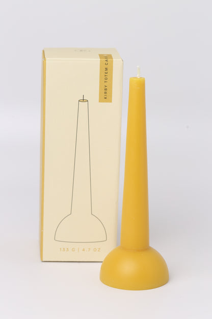 Totem Candle (133g) - Yellow - Kirby