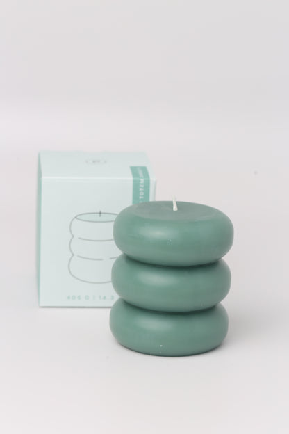 Totem Candle (405g) - Green - Bob