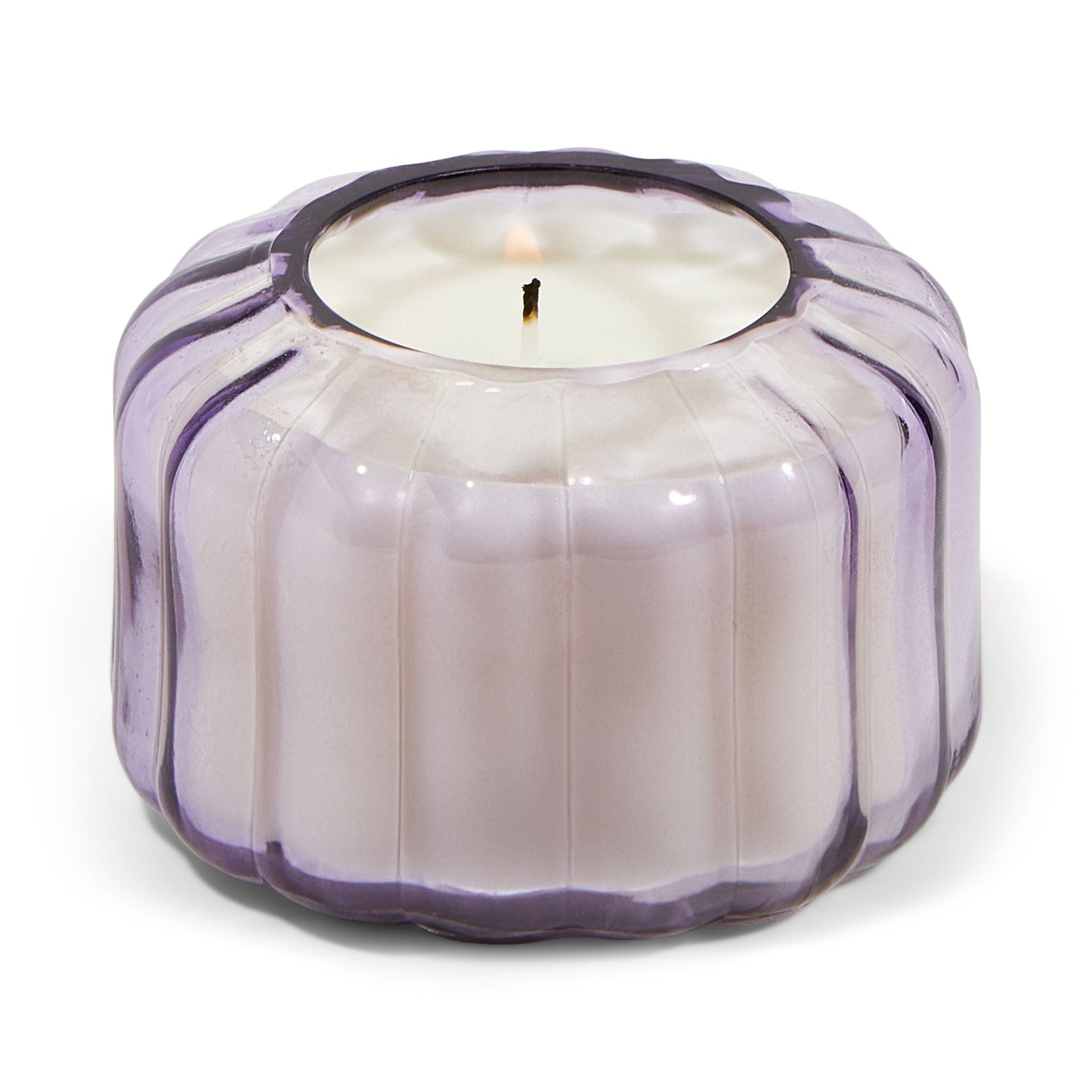 Ripple Glass Candle (128g) - Salted Iris
