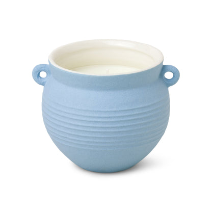 Santorini 8.5oz Light Blue Ceramic Rosemary Sea Salt