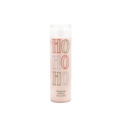 Spark Candle - Ho Ho Ho Tangerine + Clove - Pink Wax + Self Extinguishing Wick (300g)