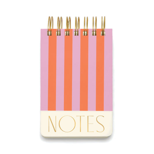 Twin Wire Notepad - Stripes