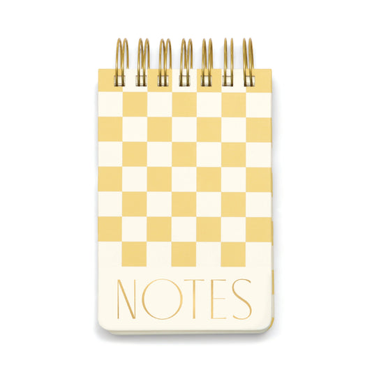 Twin Wire Notepad - Checks