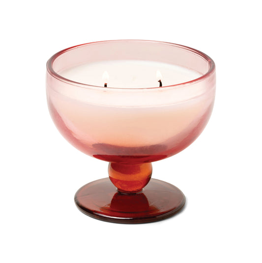 Aura 170g Rose & Red Tinted Glass Goblet - Saffron Rose
