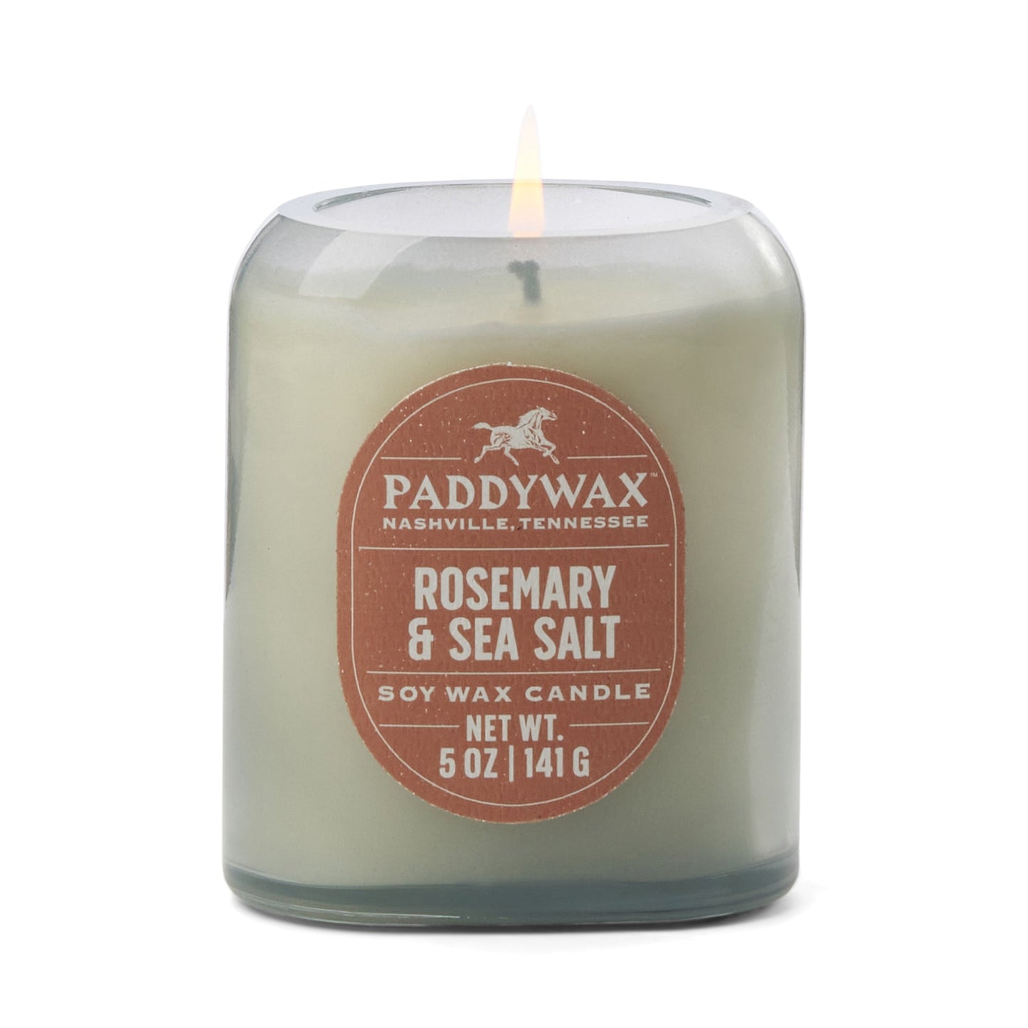 Vista 5 oz./142g Glass Candle Denim Blue - Rosemary & Sea Salt