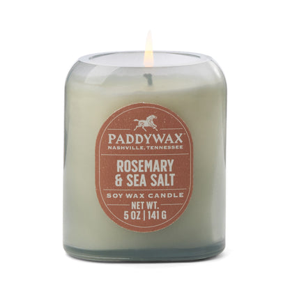 Vista 5 oz./142g Glass Candle Denim Blue - Rosemary & Sea Salt