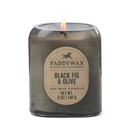 Vista 5 oz./142g Glass Candle Black - Black Fig & Olive